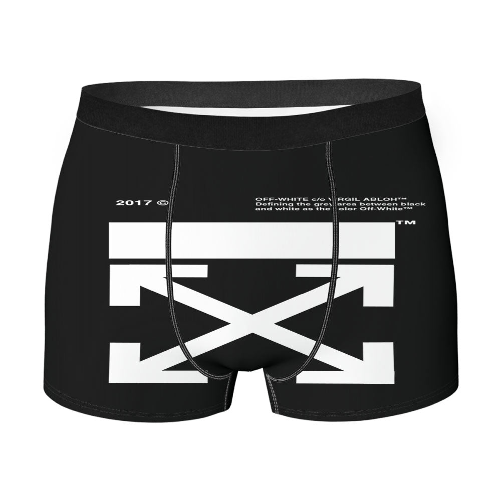 Off White Logo Men'S Boxer Briefs