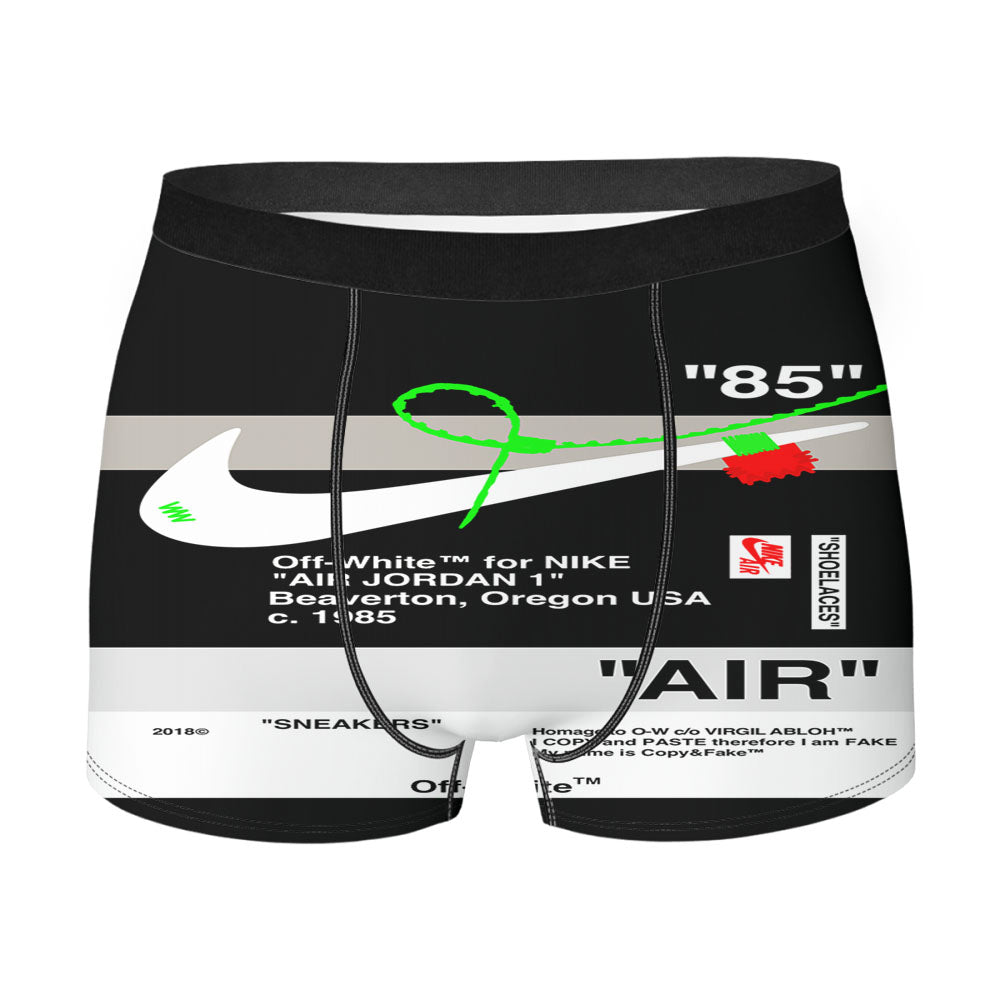 Off White Nike Air Black Men'S Boxer Briefs