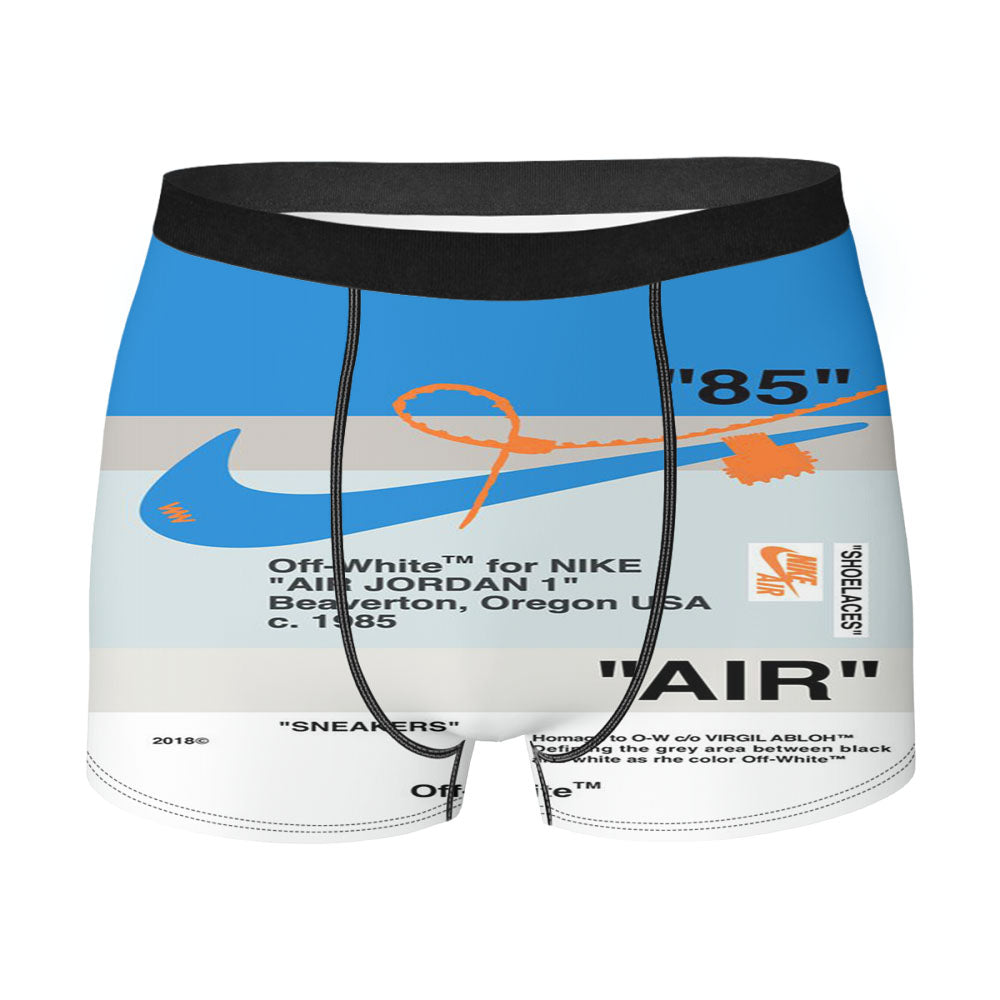Off White Nike Air Blue Men'S Boxer Briefs