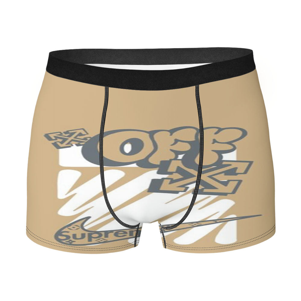 Off White Nike Logo Men'S Boxer Briefs