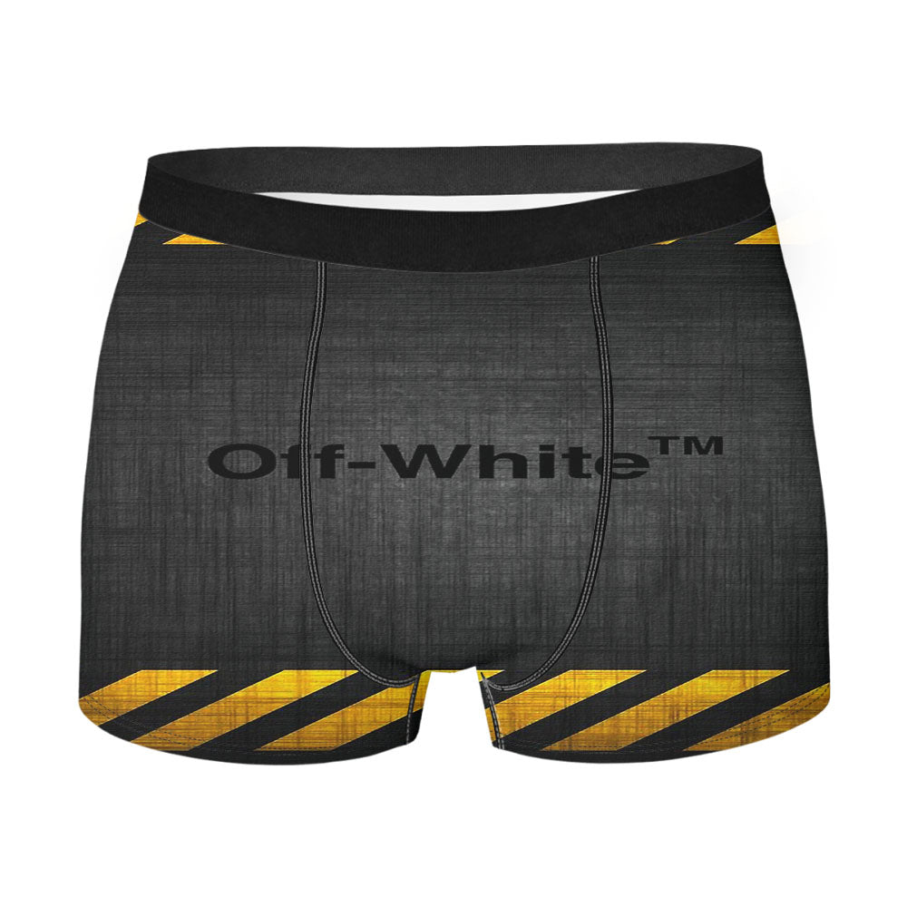 Off White Police Line Men'S Boxer Briefs