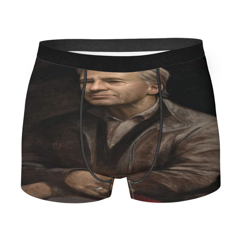 Old Captain America Men'S Boxer Briefs