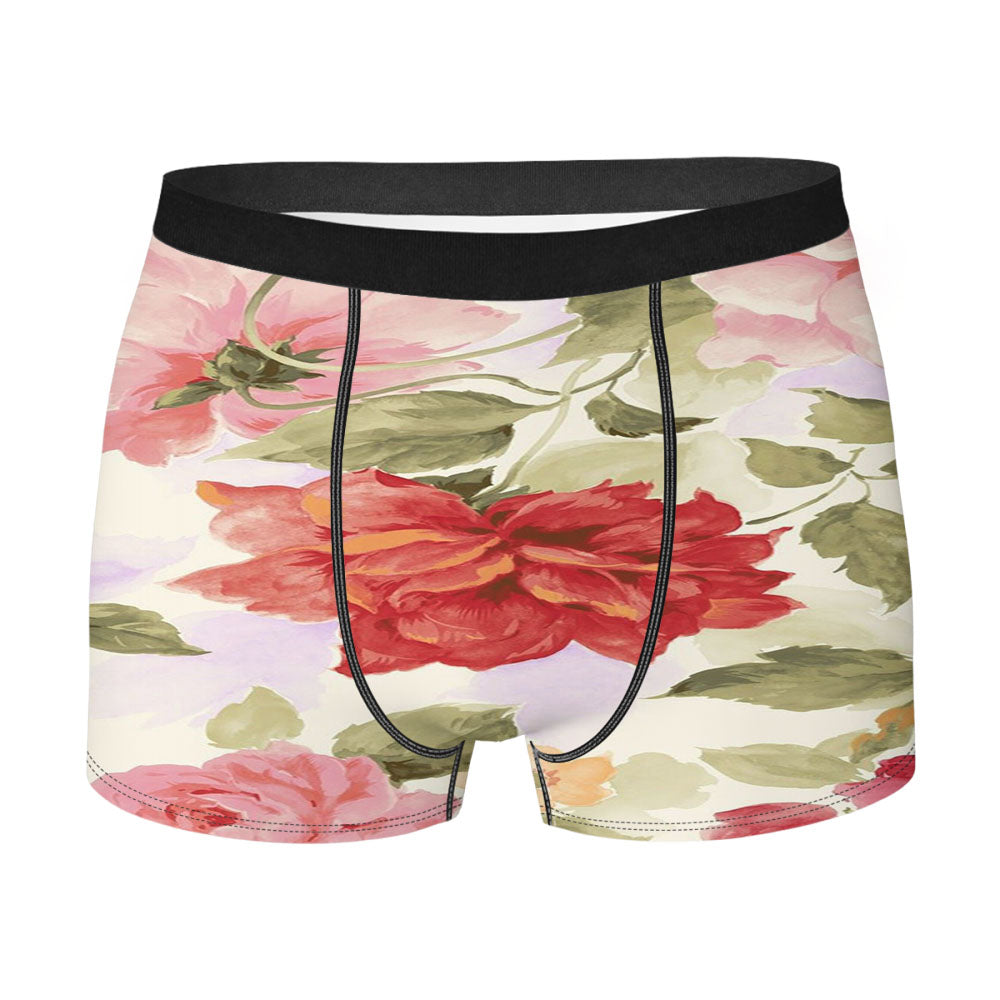 Old Classic Floral Men'S Boxer Briefs