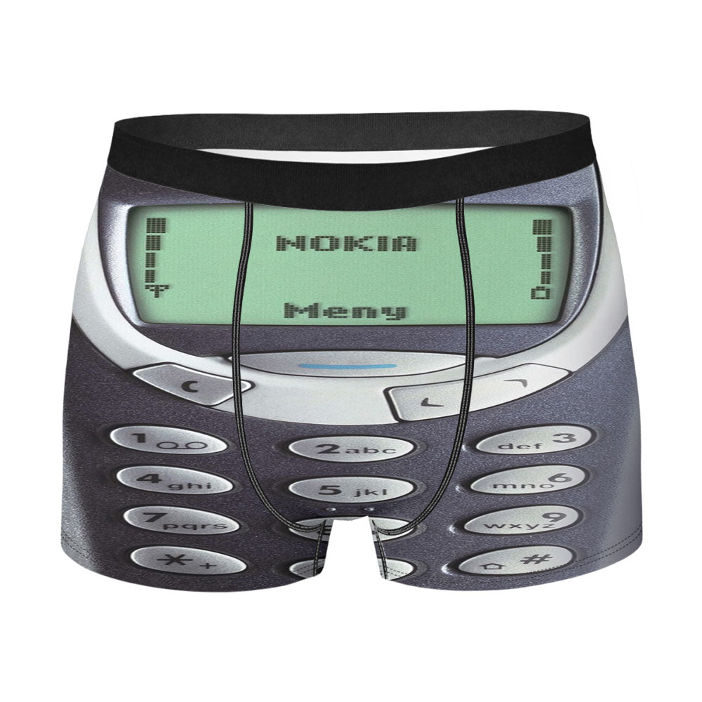 Old Classic Retro Vintage Phone 10 Men'S Boxer Briefs