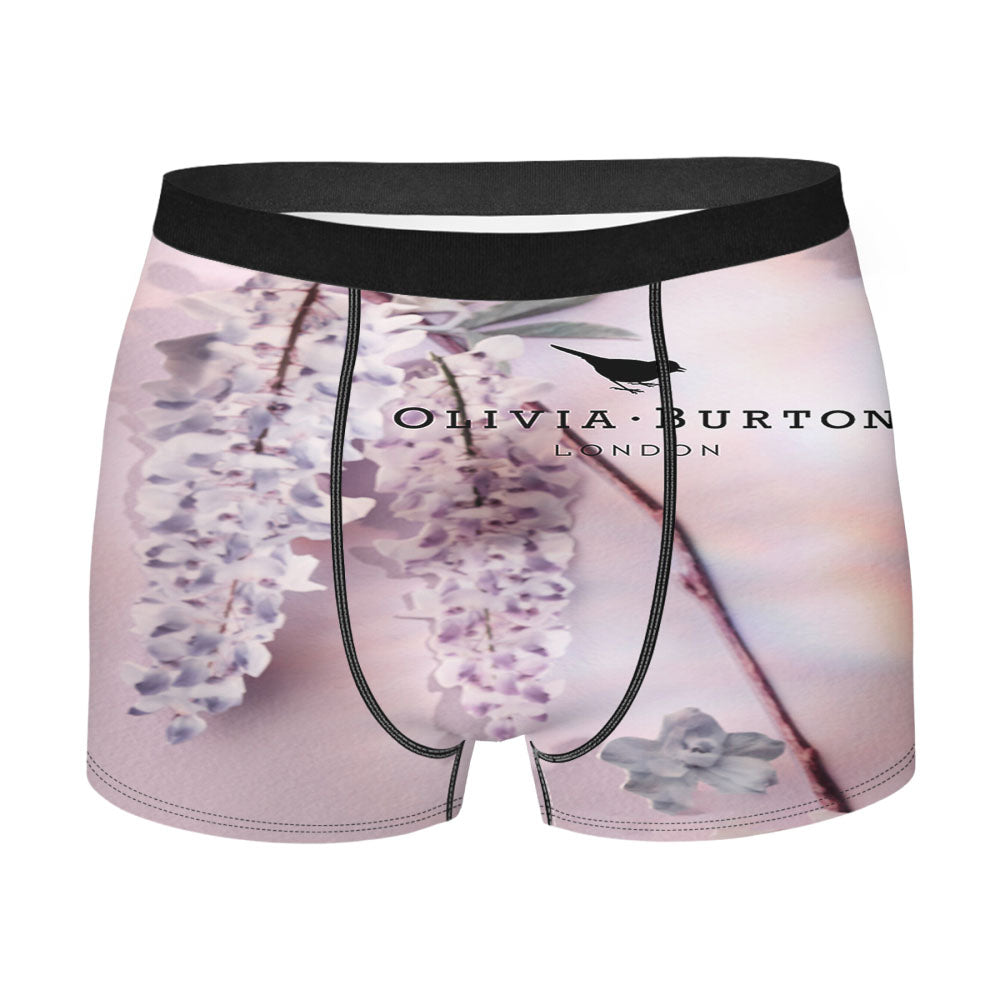 Olivia Burton London Lavender Flower Men'S Boxer Briefs