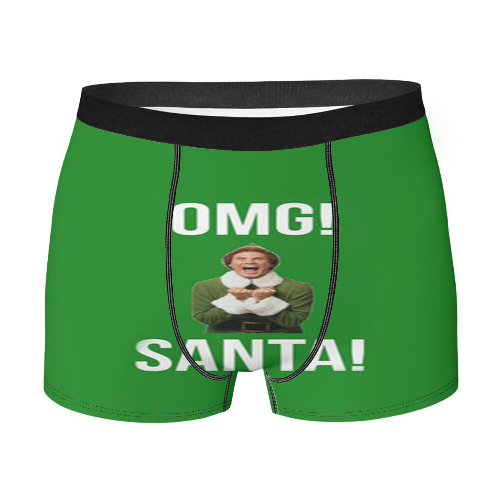 Omg Santa! - Elf Men'S Boxer Briefs