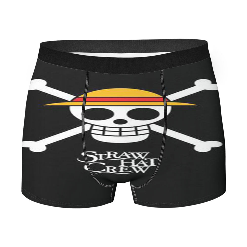 One Piece Straw Hat Crew Flag Men'S Boxer Briefs
