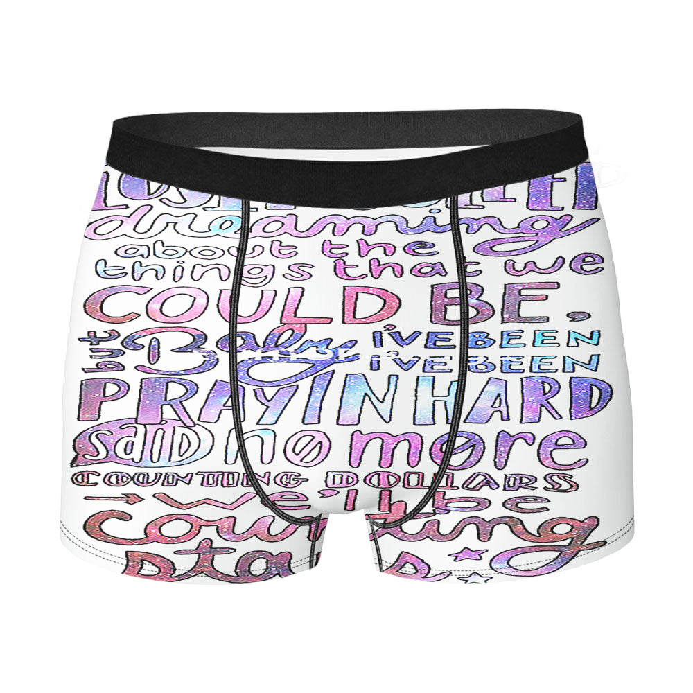 One Republic Lyric Cover Men'S Boxer Briefs