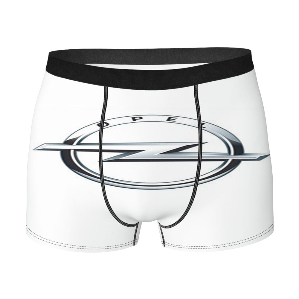 Opel White Men'S Boxer Briefs