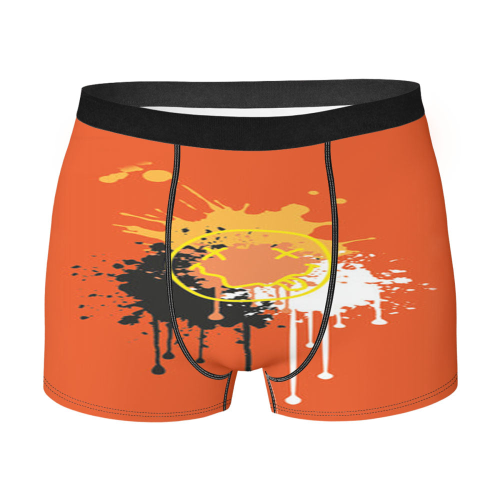 Orange Graffiti - Skate Aesthetic Men'S Boxer Briefs