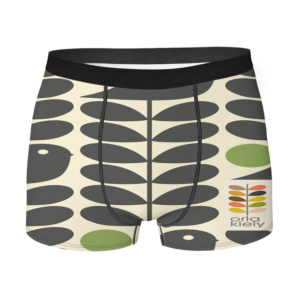 Orla Kiely Early Bird Monogram Pattern Men'S Boxer Briefs