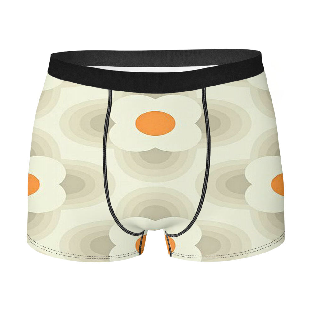 Orla Kiely Pattern White Men'S Boxer Briefs