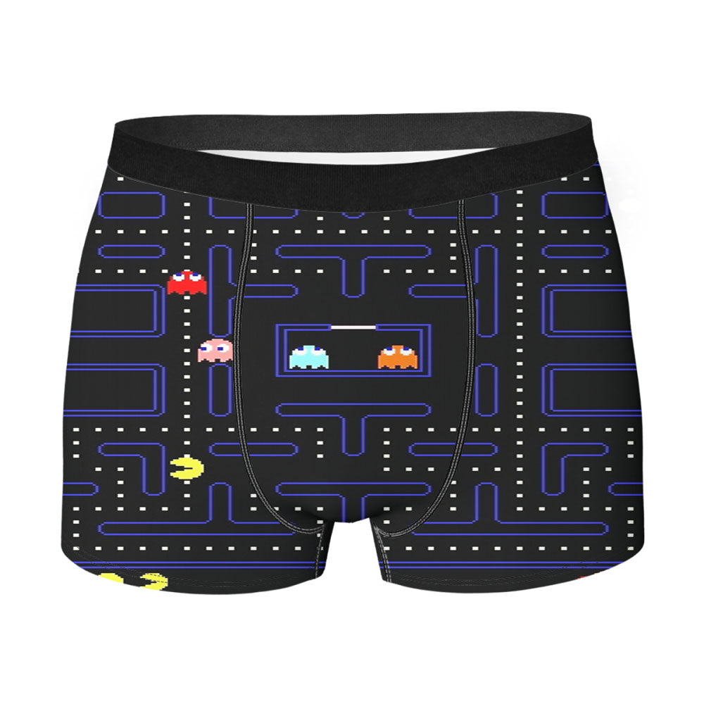 Pacman Game Men'S Boxer Briefs