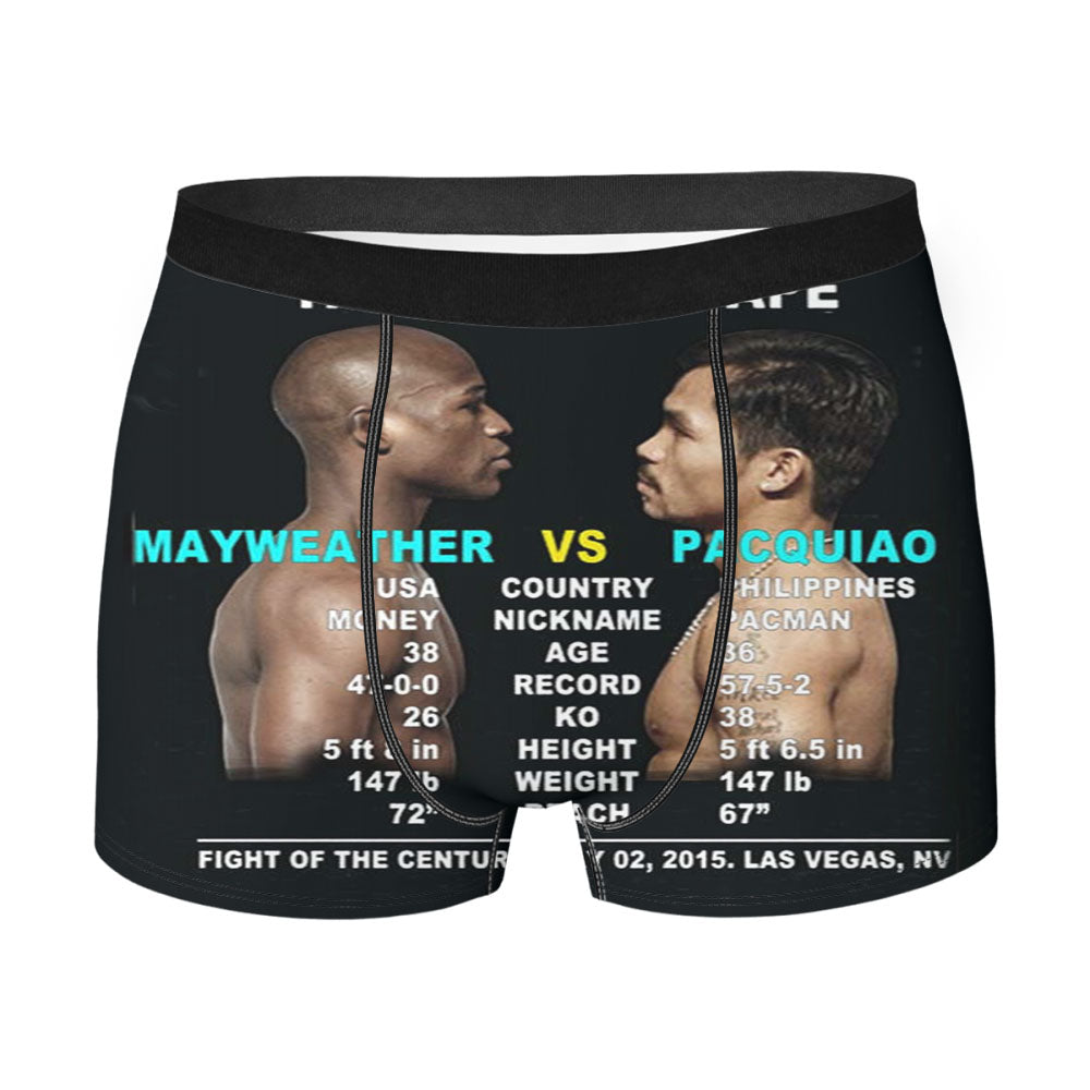 Pacquiao Vs Mayweather Men'S Boxer Briefs