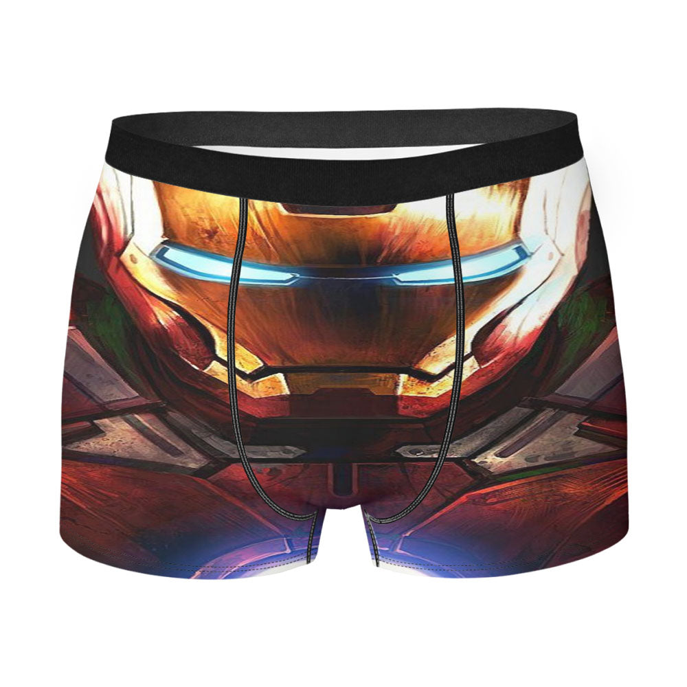 Painting Iron Man Men'S Boxer Briefs
