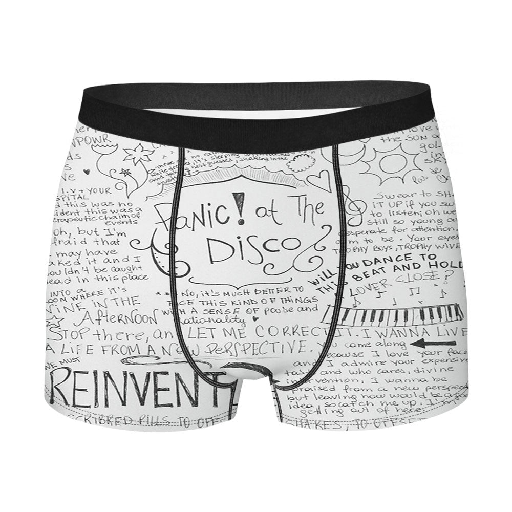 Panic! At The Disco Lyric Cover Men'S Boxer Briefs