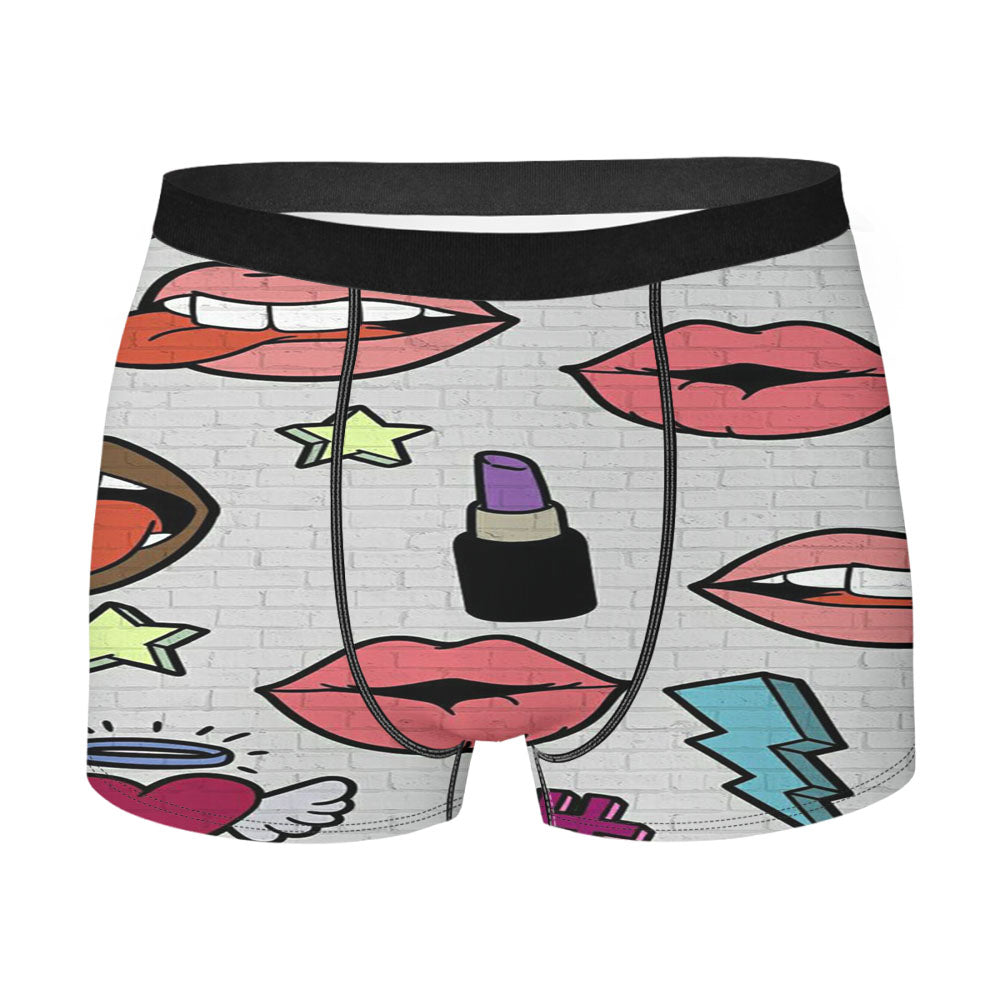 Papel De Parede Tumblr Unicornio Pink Men'S Boxer Briefs
