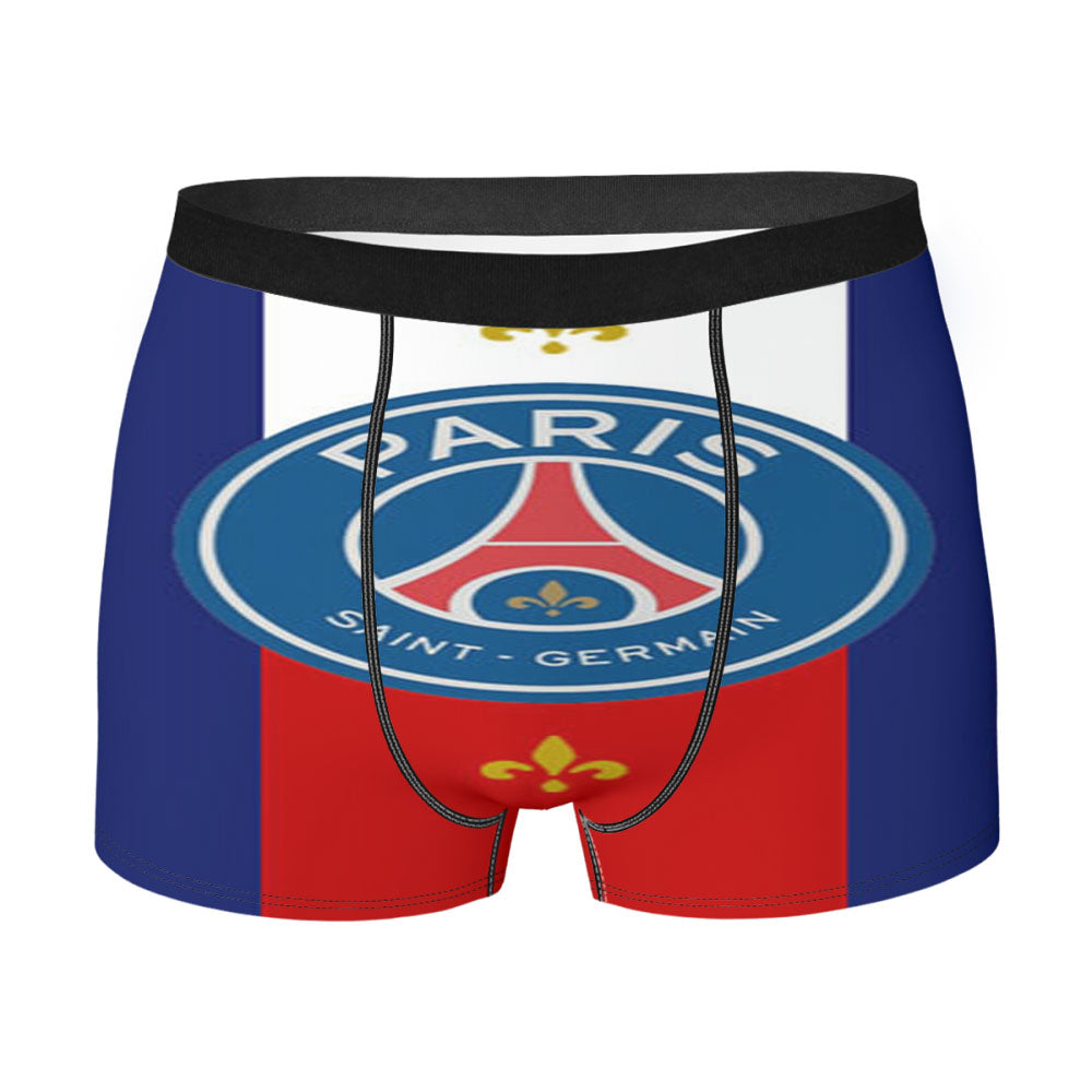 Paris Saint Germain Emblem Men'S Boxer Briefs