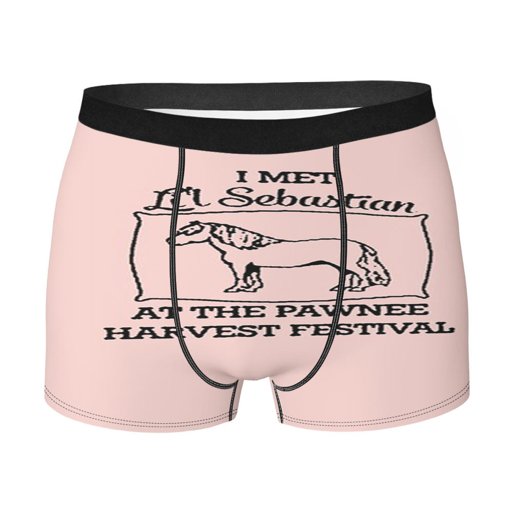 Parks And Recreation I Met Li'L Sebastian Men'S Boxer Briefs