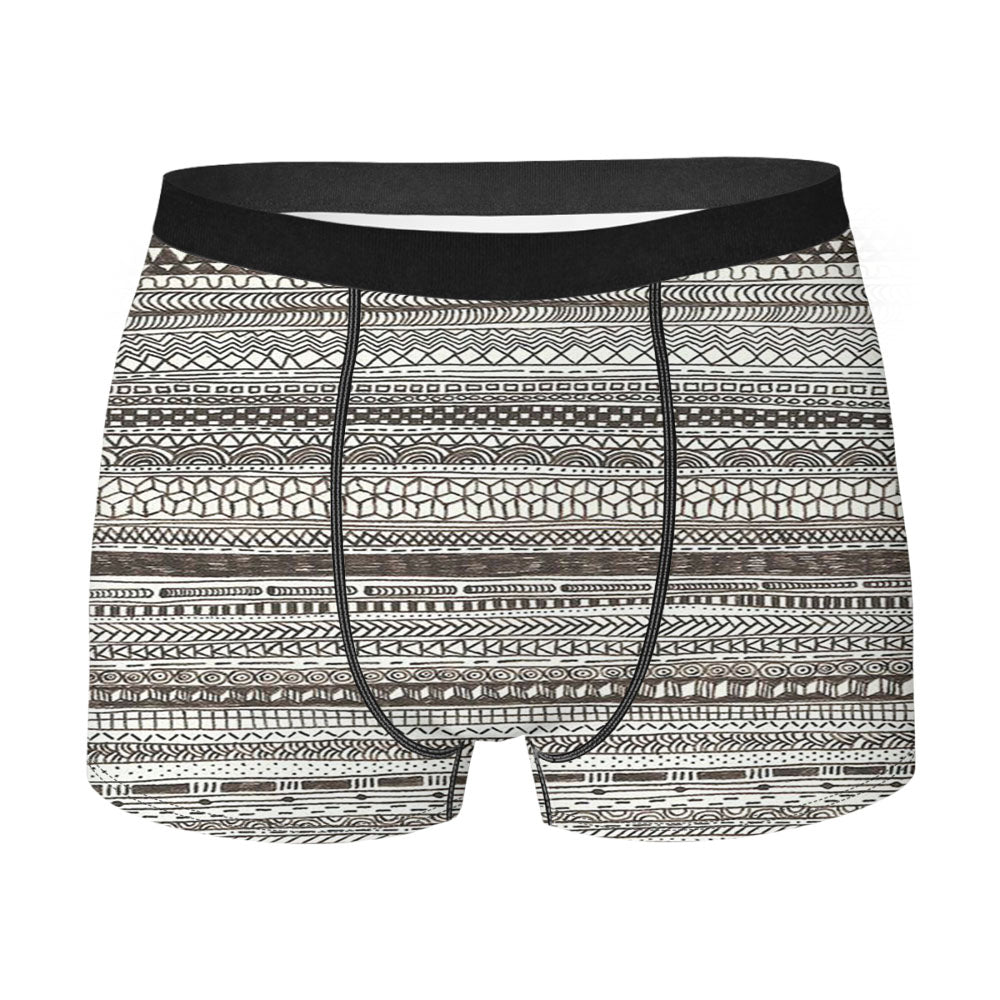 Pattern Black Sweet Men'S Boxer Briefs