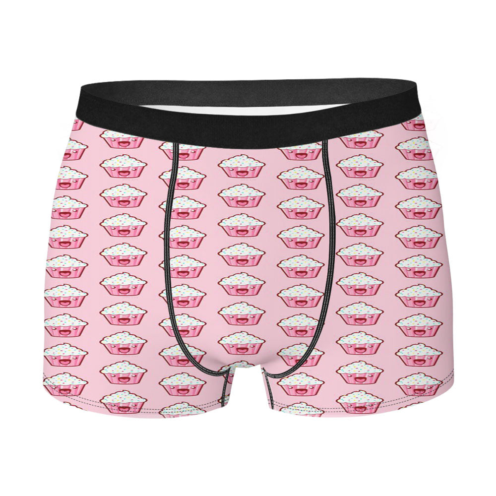Pattern Cupcake Men'S Boxer Briefs