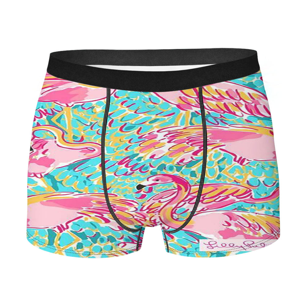 Pattern Lilly Pulitzer Flamingo Men'S Boxer Briefs