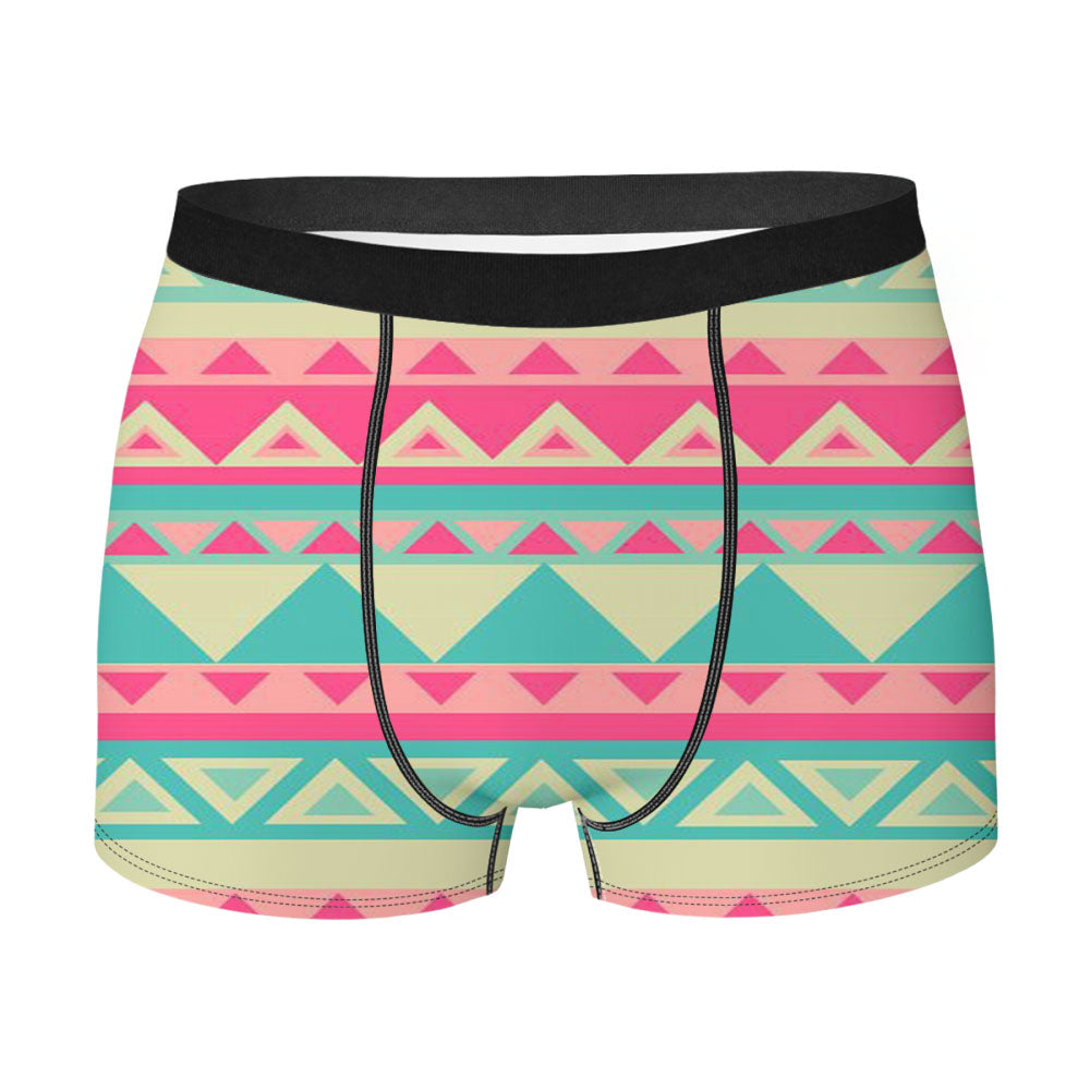Pattern Pink Cute Tosqa Men'S Boxer Briefs