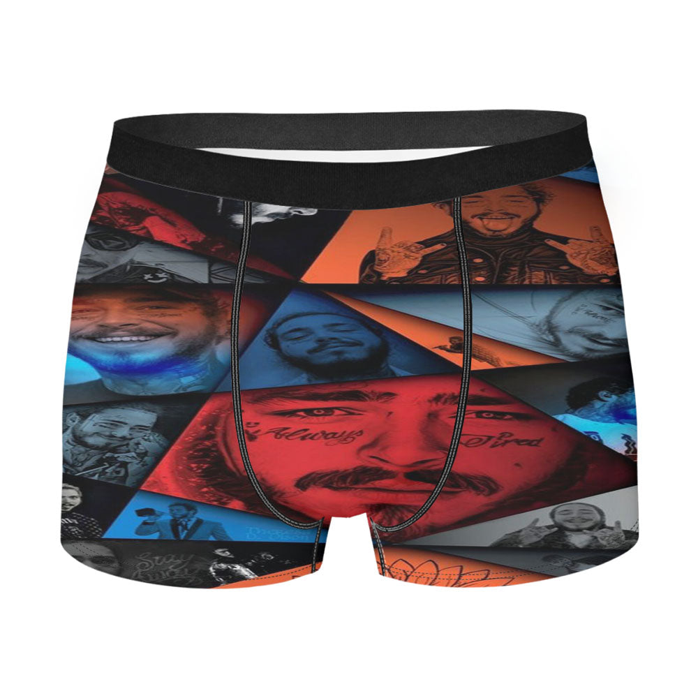 Pattern Postmalone Collage Men'S Boxer Briefs