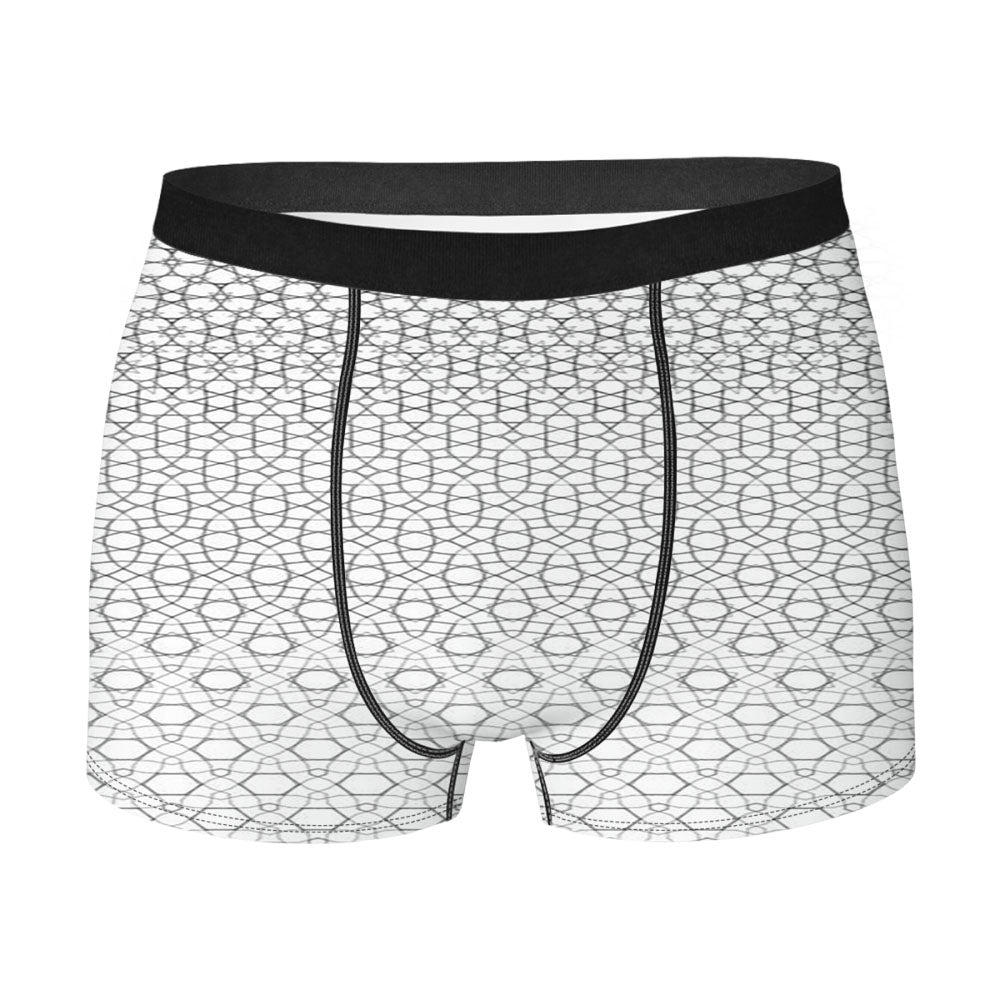 Pattern Tag Story Men'S Boxer Briefs