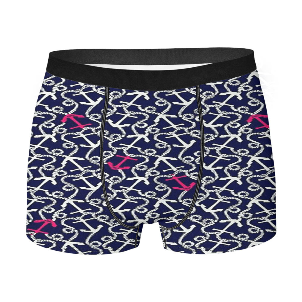 Pattern Wide Her Men'S Boxer Briefs
