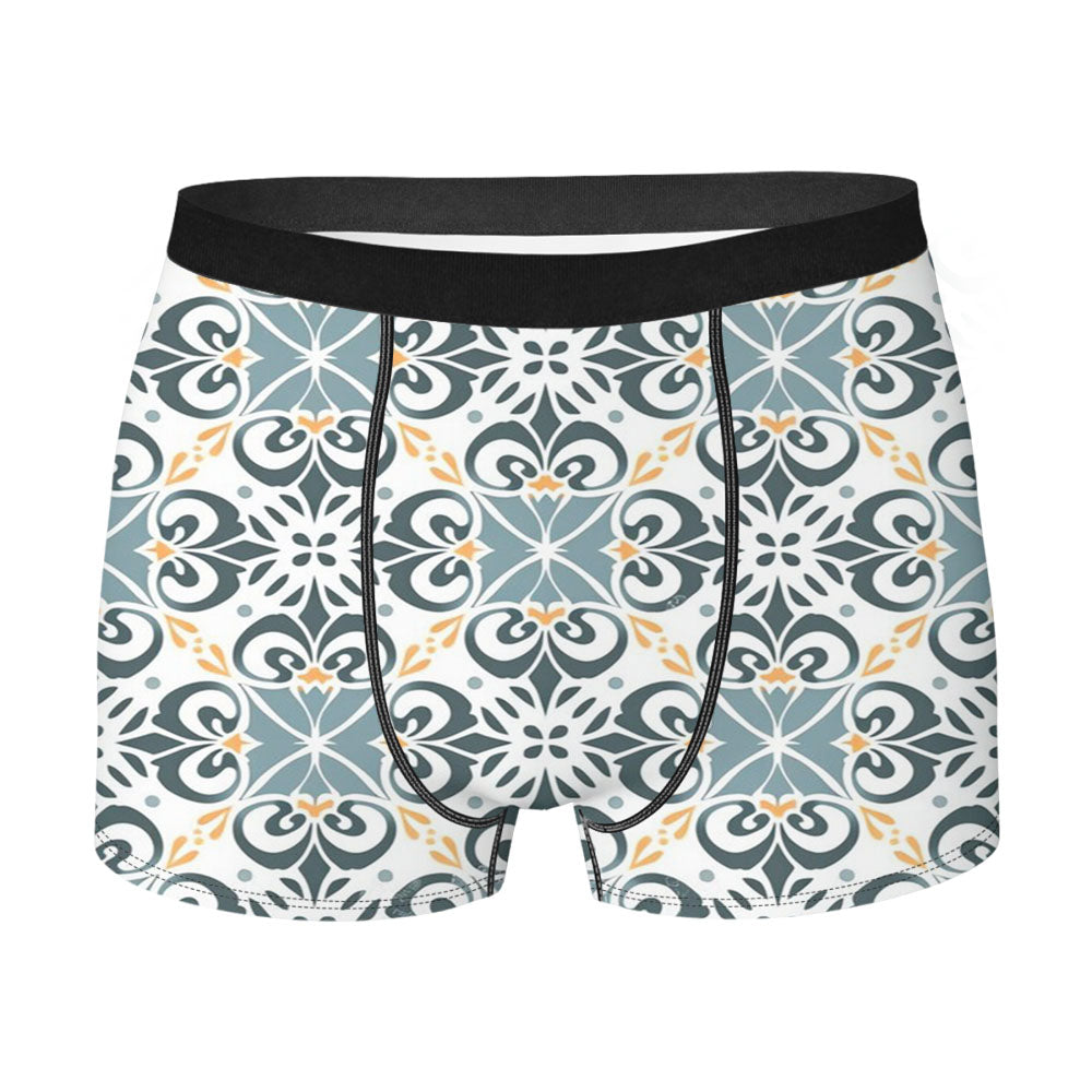 Pattern With A Floral Ornament Men'S Boxer Briefs