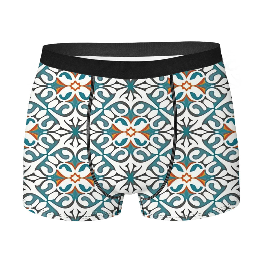 Pattern With The Letters Men'S Boxer Briefs
