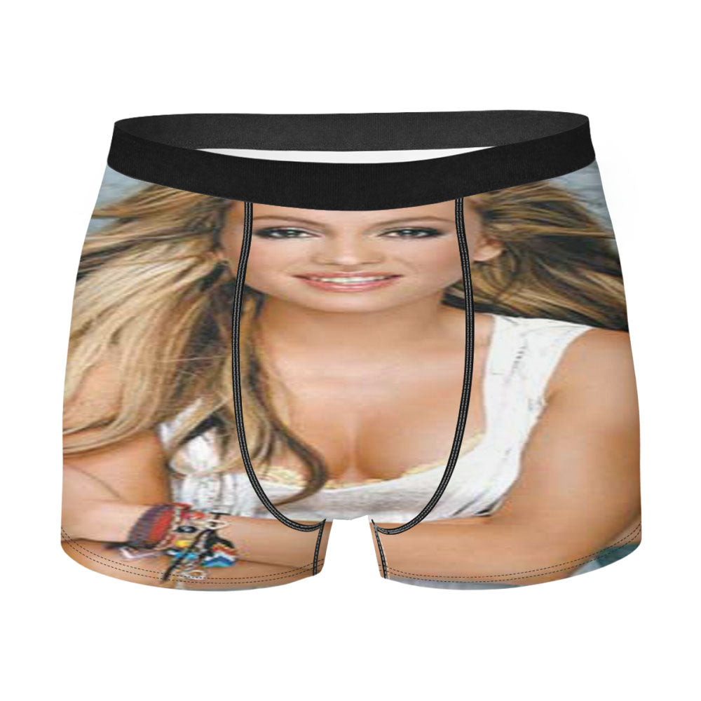 Paulina Rubio Arms Folded Men'S Boxer Briefs