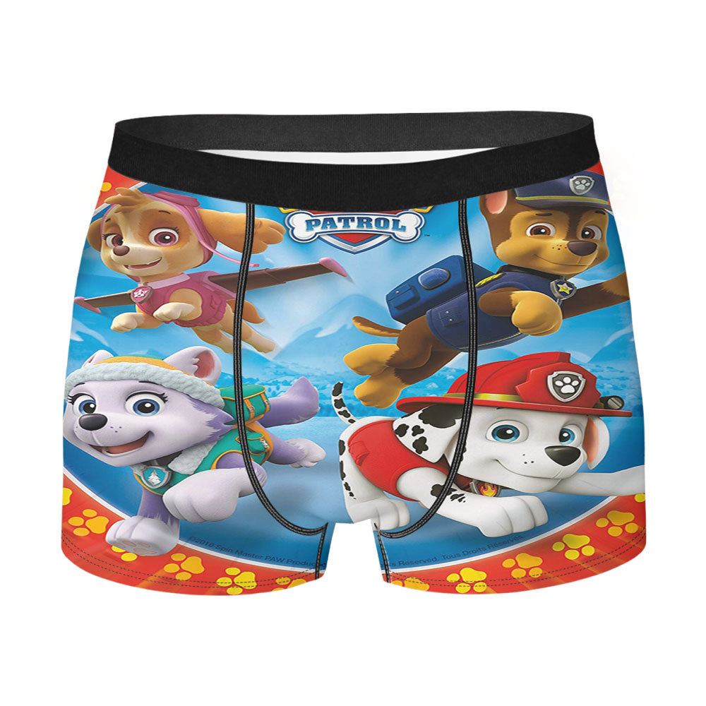 Paw Patrol Dogs Wallpaper Men'S Boxer Briefs