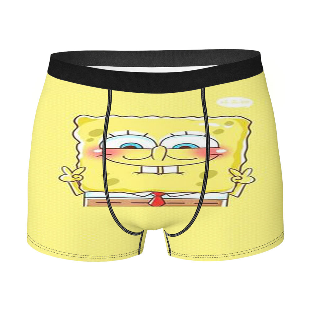 Peace Sponge Bob Men'S Boxer Briefs