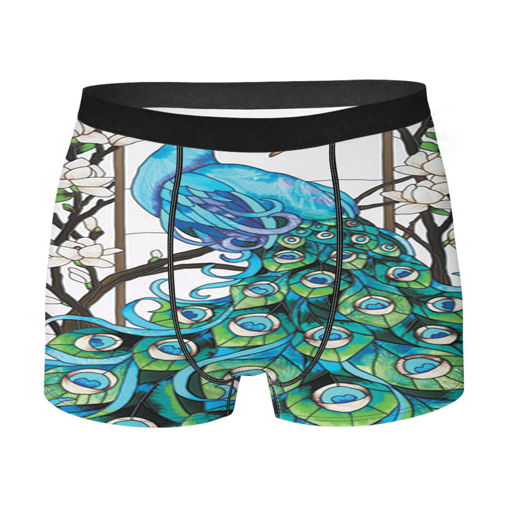 Peacock Tiffany Men'S Boxer Briefs