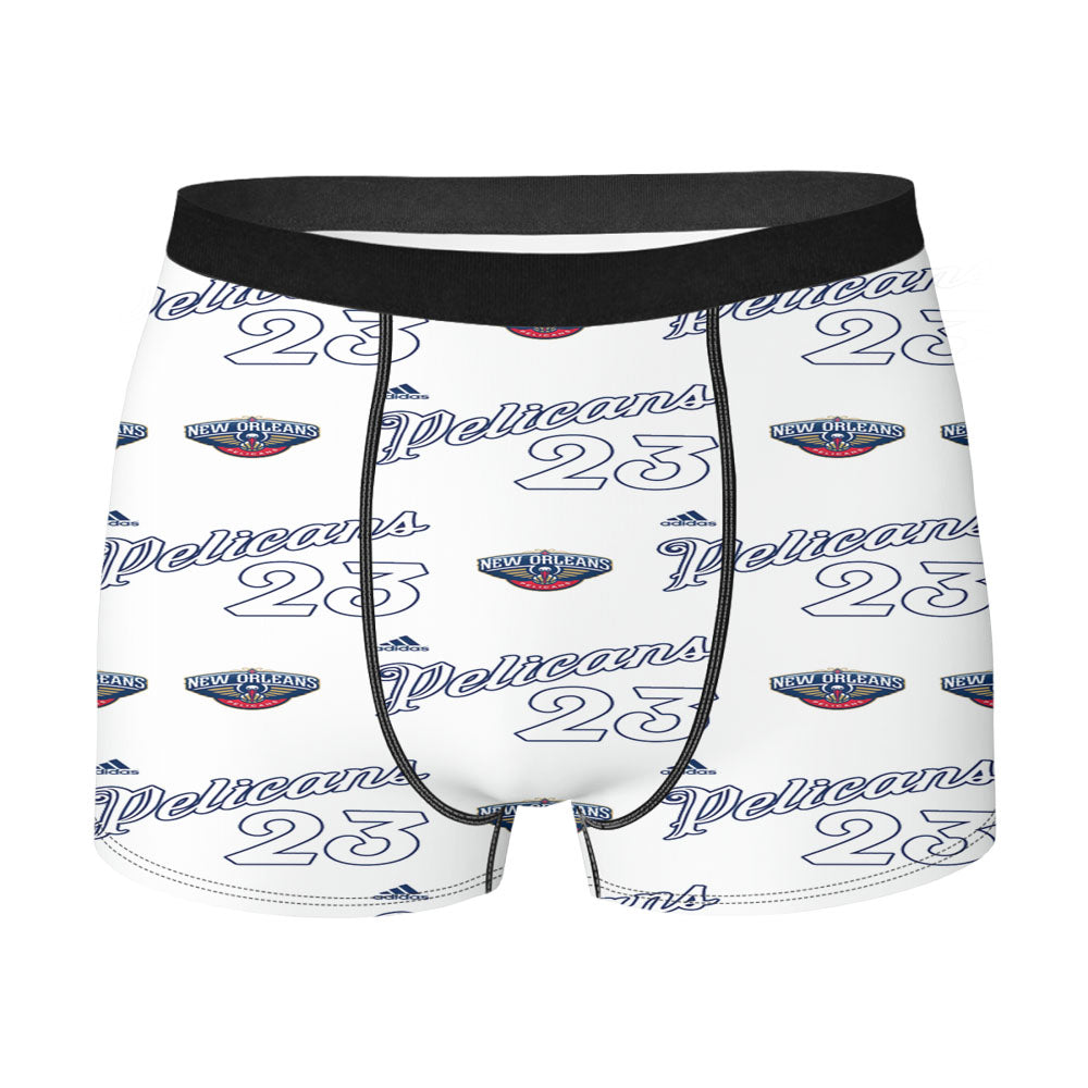 Pelicans Anthony Davis Number 23 Pattern Men'S Boxer Briefs