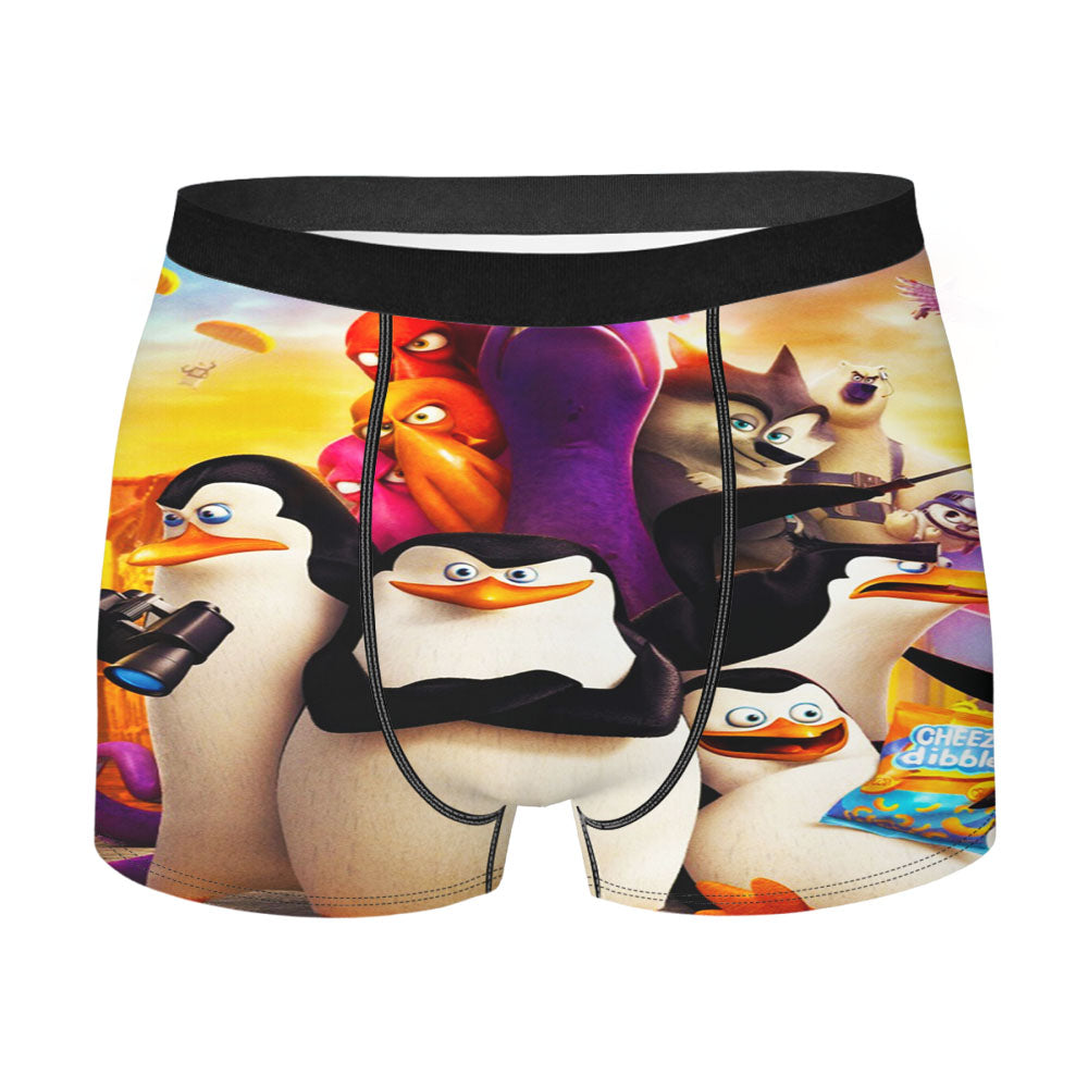 Penguins Of Madagascar Men'S Boxer Briefs