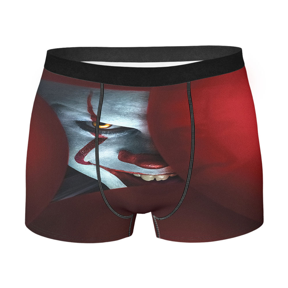 Pennywise It Chapter 2 Scary Clown Red Balloon Men'S Boxer Briefs
