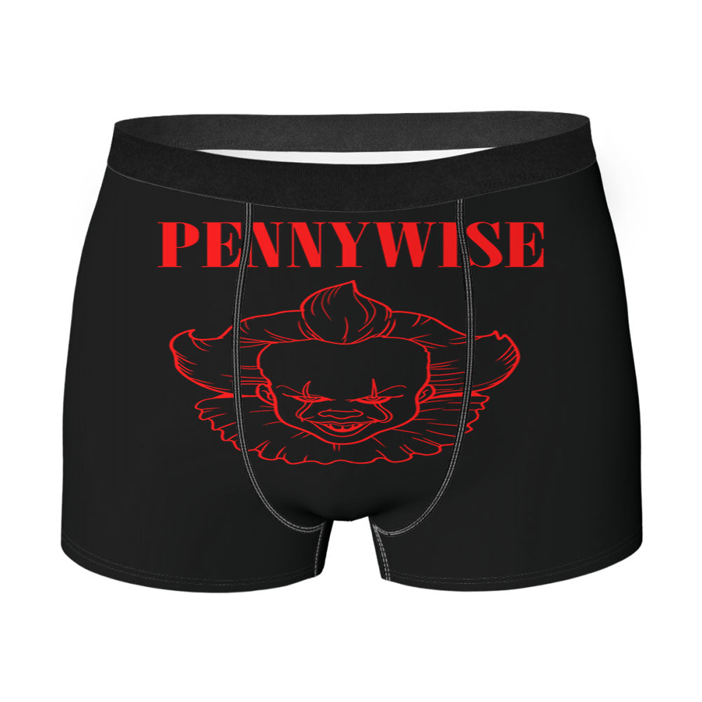 Pennywise It Clown Red Wallpaper Men'S Boxer Briefs