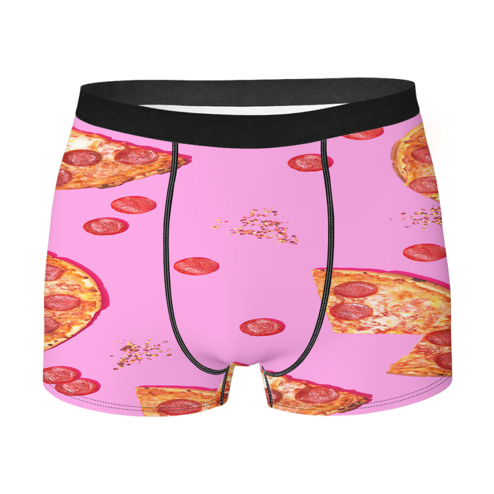 Pepperoni Lovers Pizza Pattern Men'S Boxer Briefs