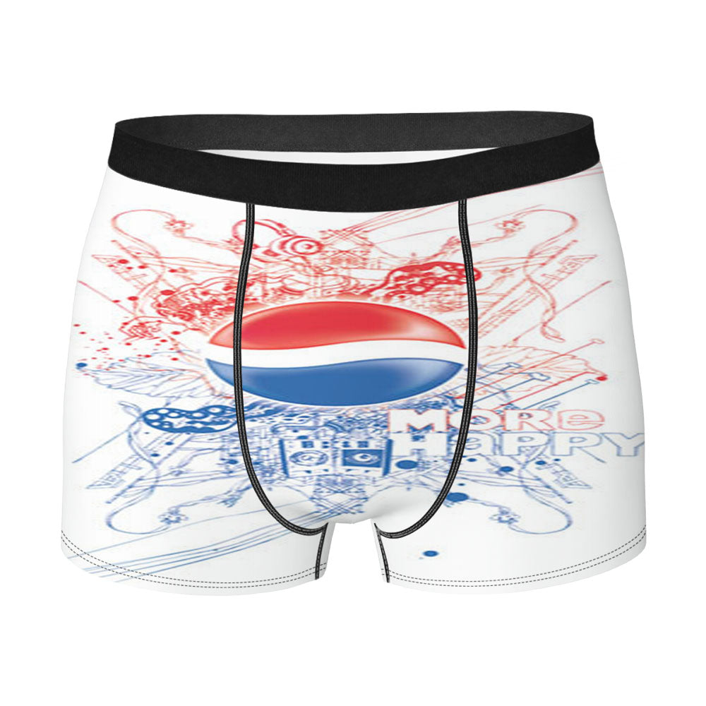 Pepsi More Happy Men'S Boxer Briefs
