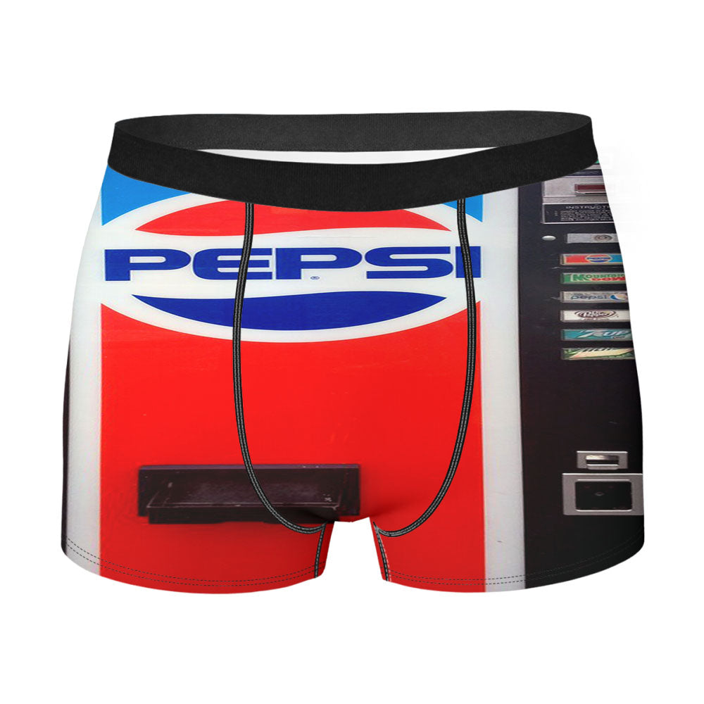 Pepsi Soft Drink Vending Machine Men'S Boxer Briefs