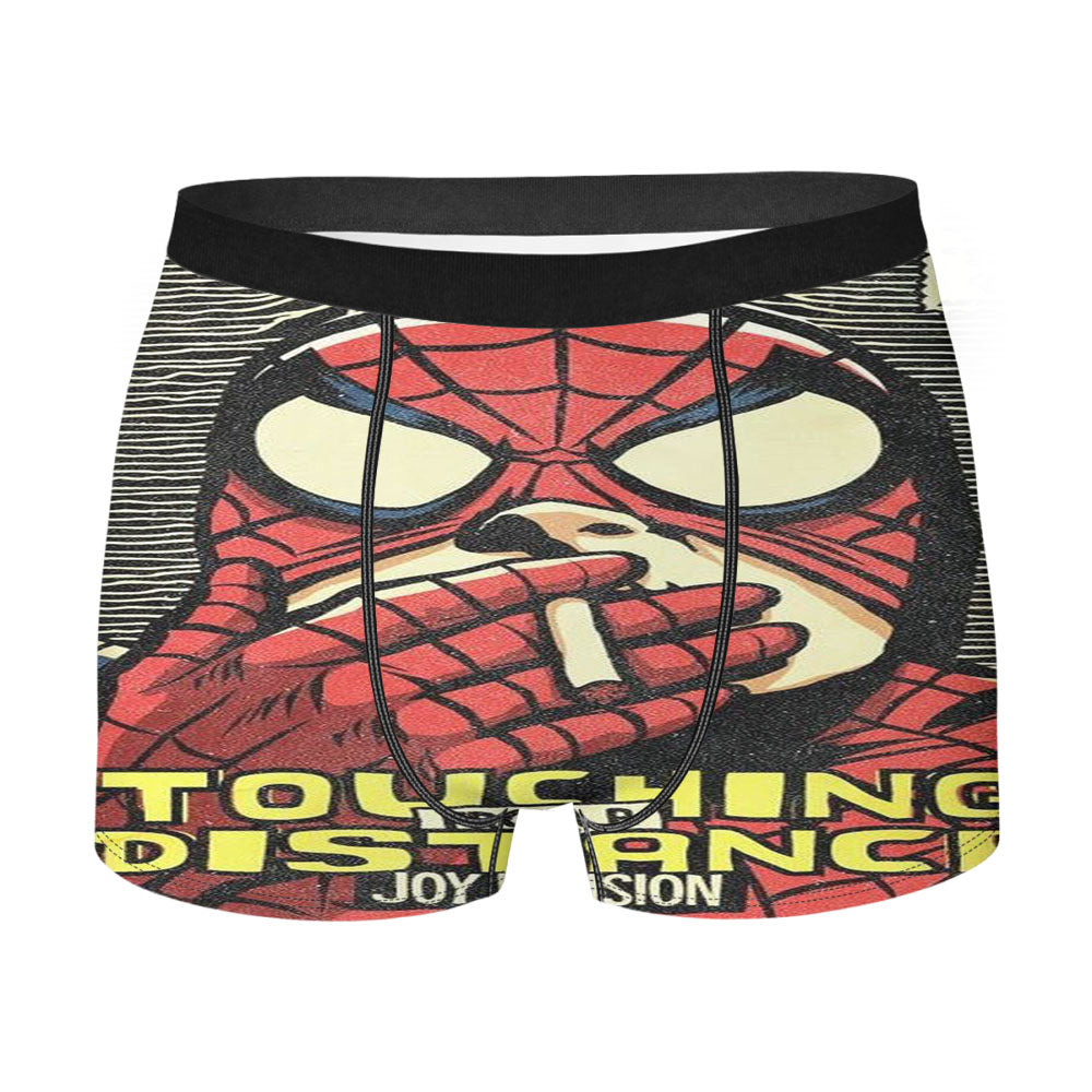 Peter Parker Spidey Smoke Joint Division Illustration Men'S Boxer Briefs