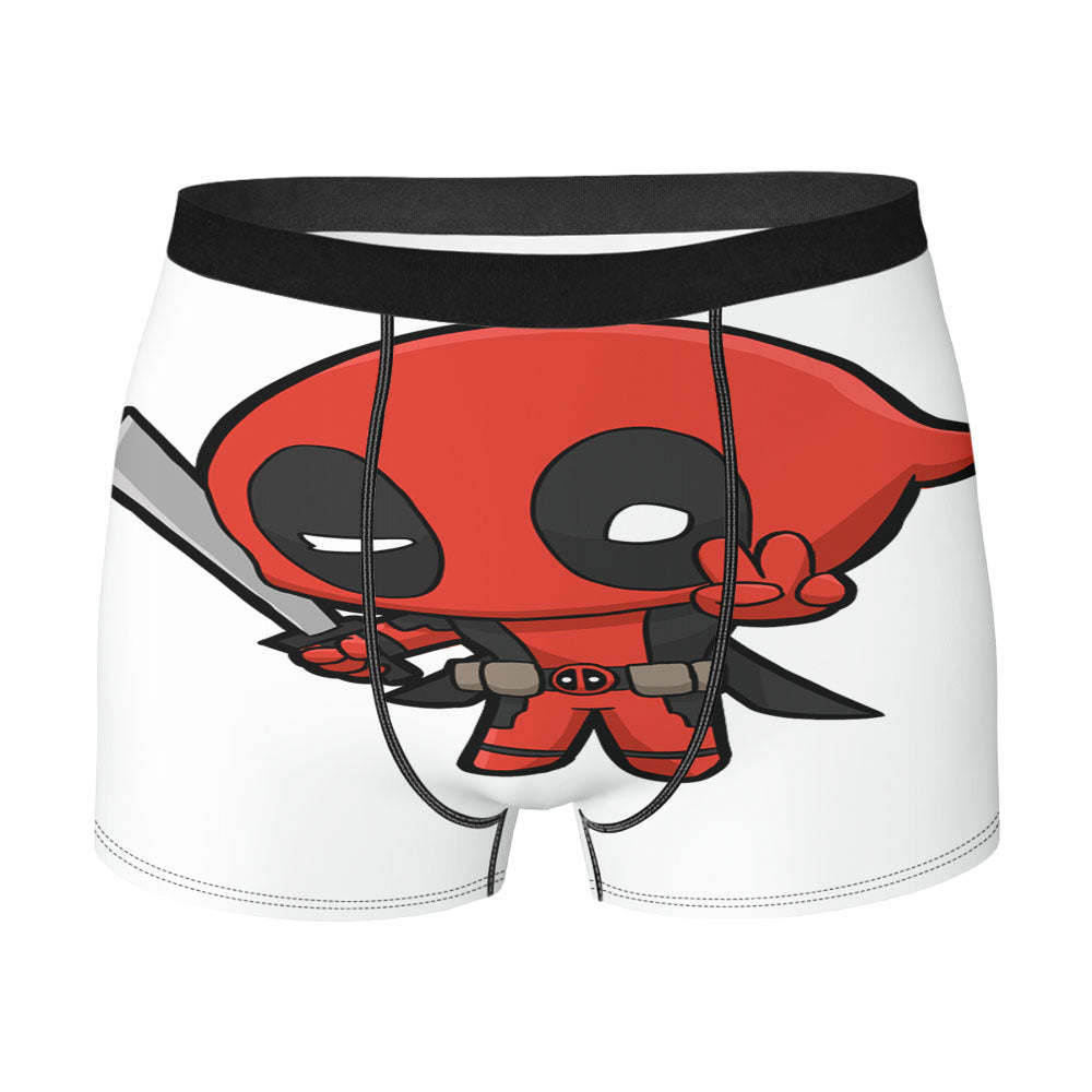 Piece Deadpool Chibi Funny Joke Men'S Boxer Briefs