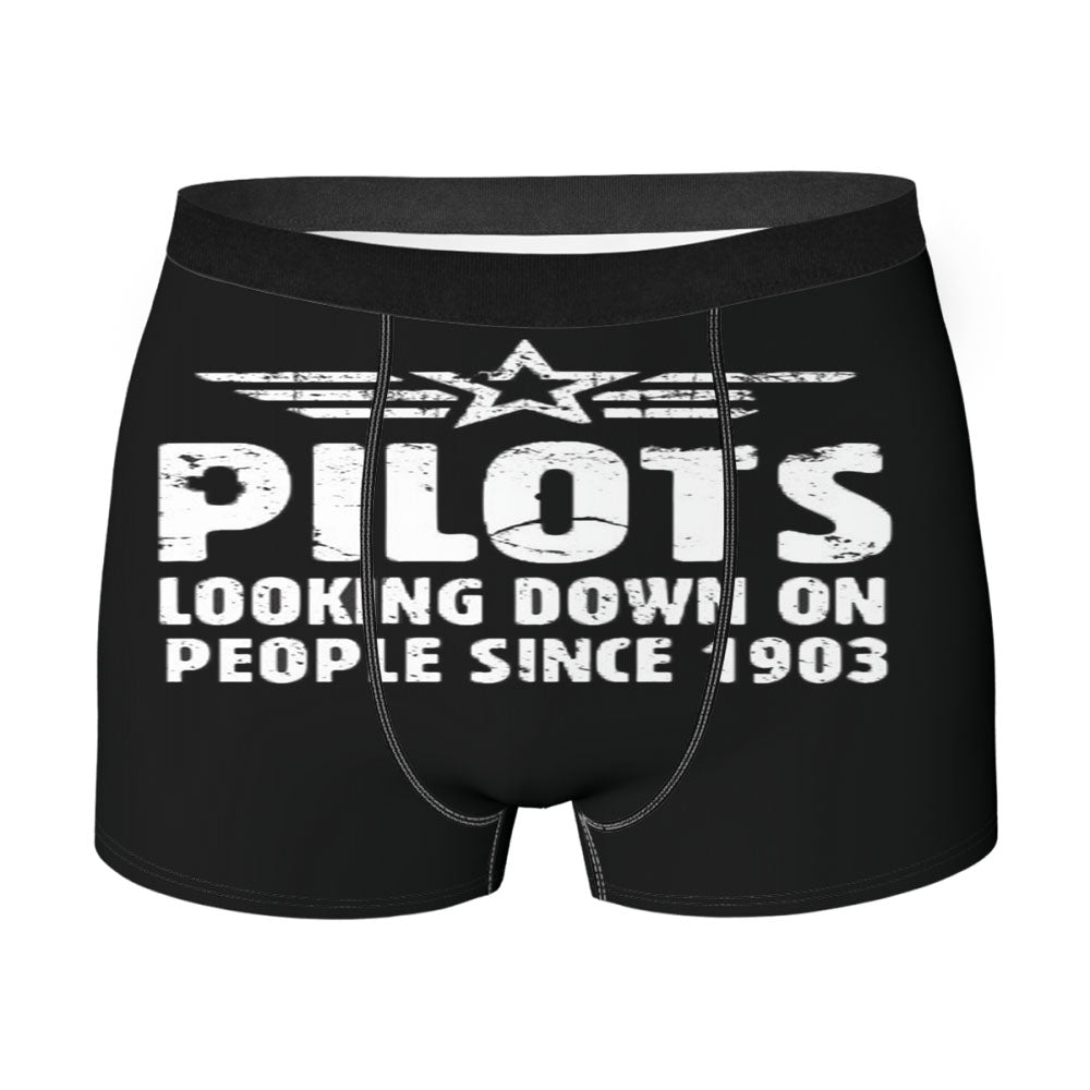 Pilot Funny Occupation Men'S Boxer Briefs