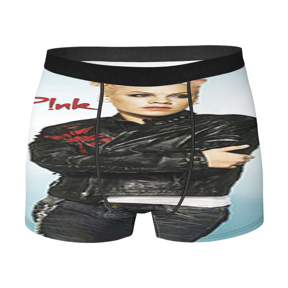 Pink Arms Crossed Men'S Boxer Briefs