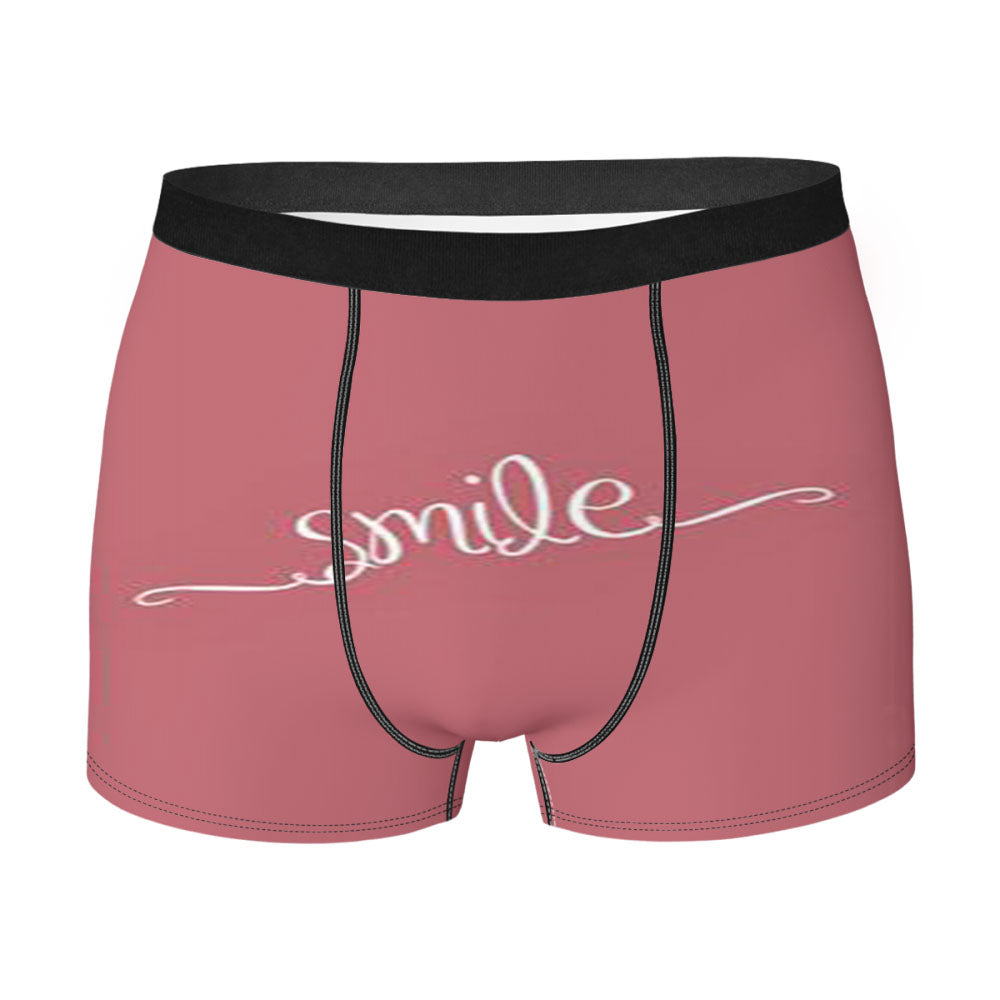 Pink Smile Men'S Boxer Briefs