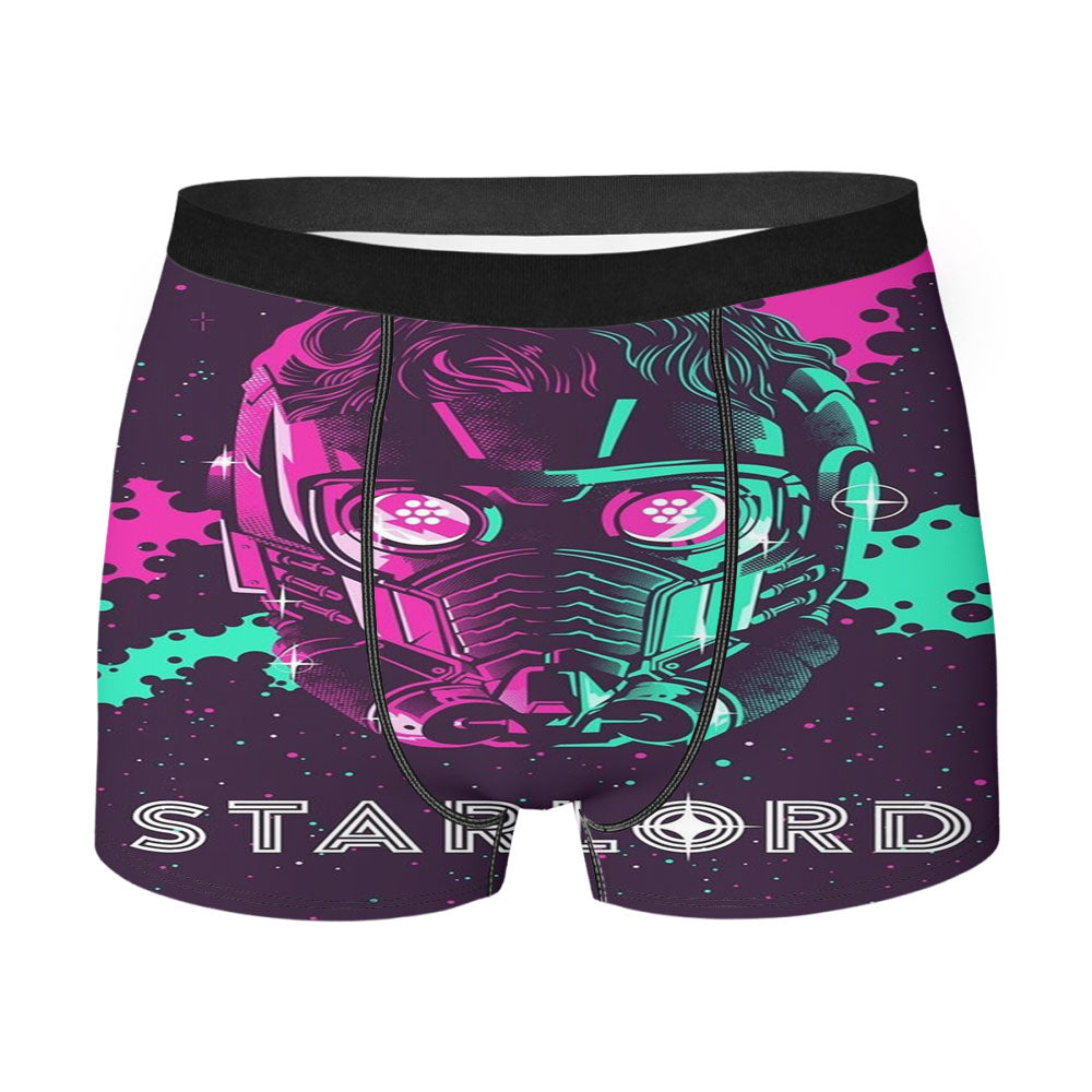 Pink Tosca Star Lord Mask Art Men'S Boxer Briefs