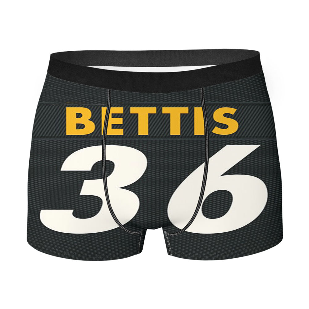 Pittsburgh Steelers Bettis 36 Men'S Boxer Briefs